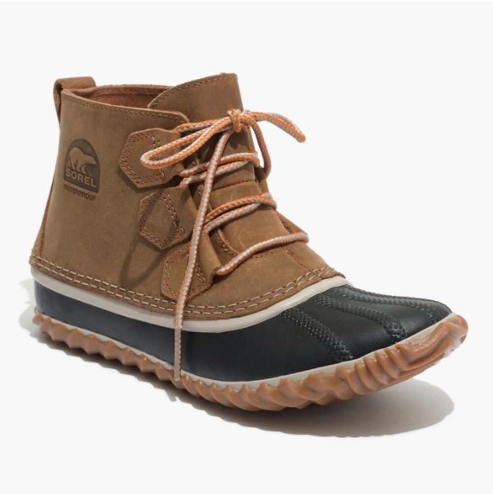 NIB Sorel Out 'N About Plus Tall Waterproof Boots in Elk Brown, Women's Size 7.5 - Picture 2 of 6
